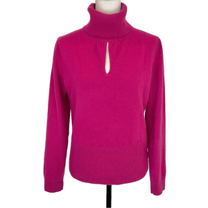Kenar fuchsia cashmere sweater